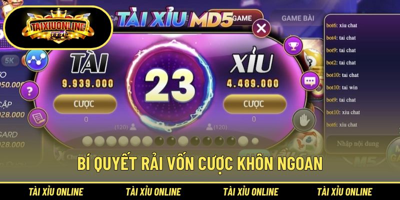 Chiến thuật chơi tài xỉu rải vốn khôn ngoan