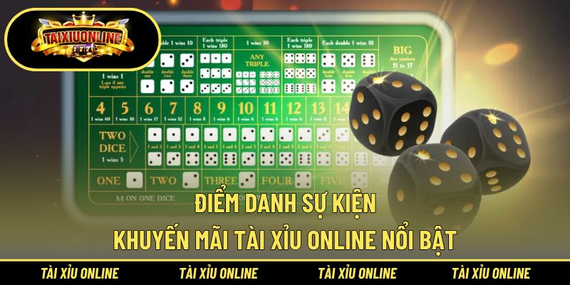 Điểm danh sự kiện khuyến mãi tài xỉu online nổi bật