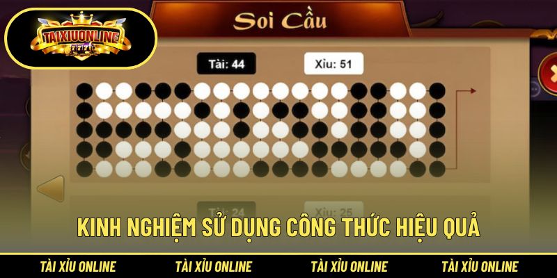 Kinh nghiệm dùng công thức tính tài xỉu