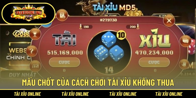 Mấu chốt của cách chơi tài xỉu không thua